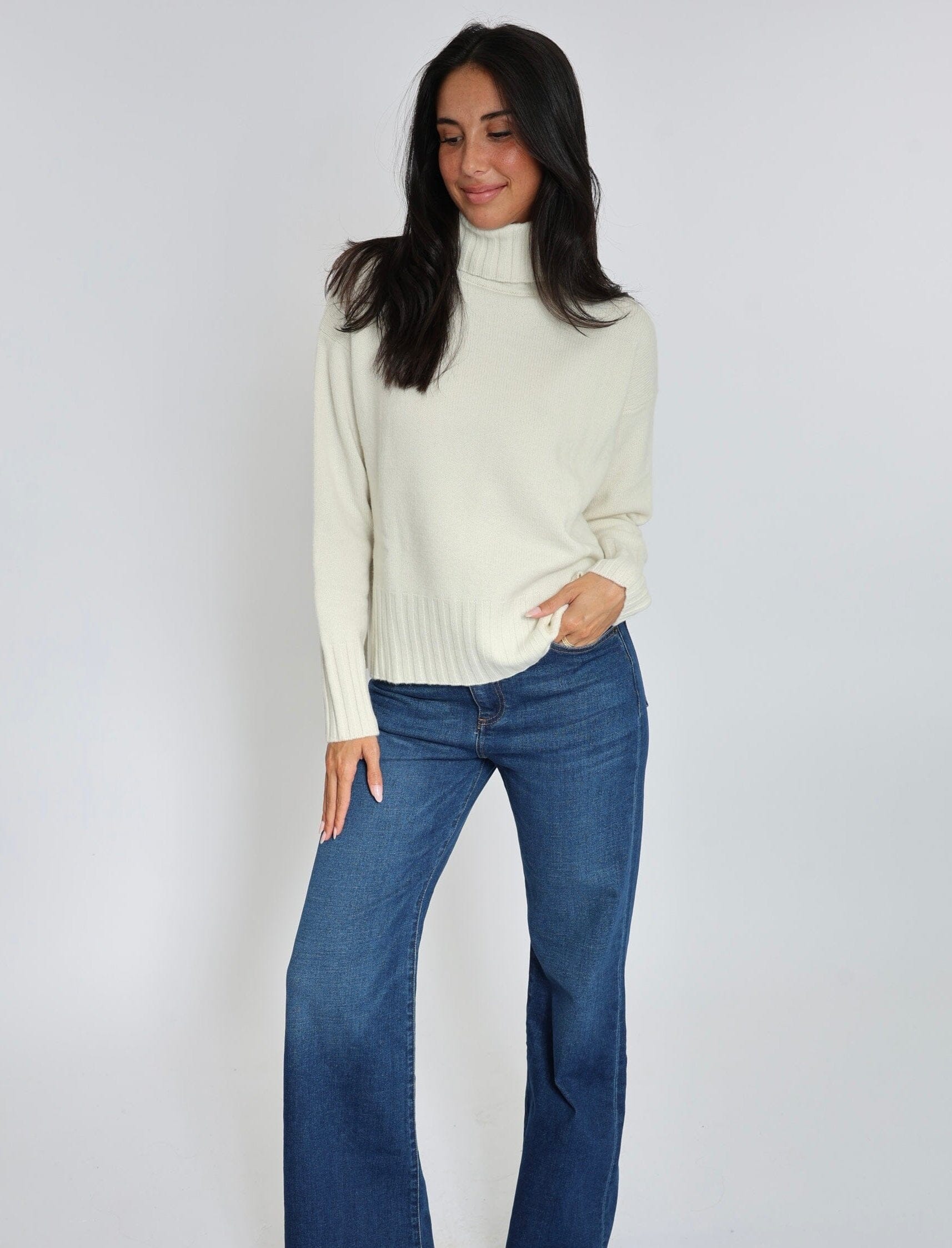 PULL COL ROULÉ CELINA ÉCRU PULL KOOKAI Mode Kookai