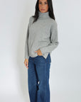 PULL COL ROULÉ CELINA GRIS CHINÉ PULL KOOKAI Mode Kookai