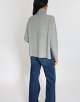PULL COL ROULÉ CELINA GRIS CHINÉ PULL KOOKAI Mode Kookai