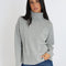 PULL COL ROULÉ CELINA GRIS CHINÉ PULL KOOKAI Mode Kookai