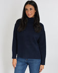 PULL COL ROULÉ CELINA NAVY PULL KOOKAI Mode Kookai