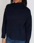 PULL COL ROULÉ CELINA NAVY PULL KOOKAI Mode Kookai