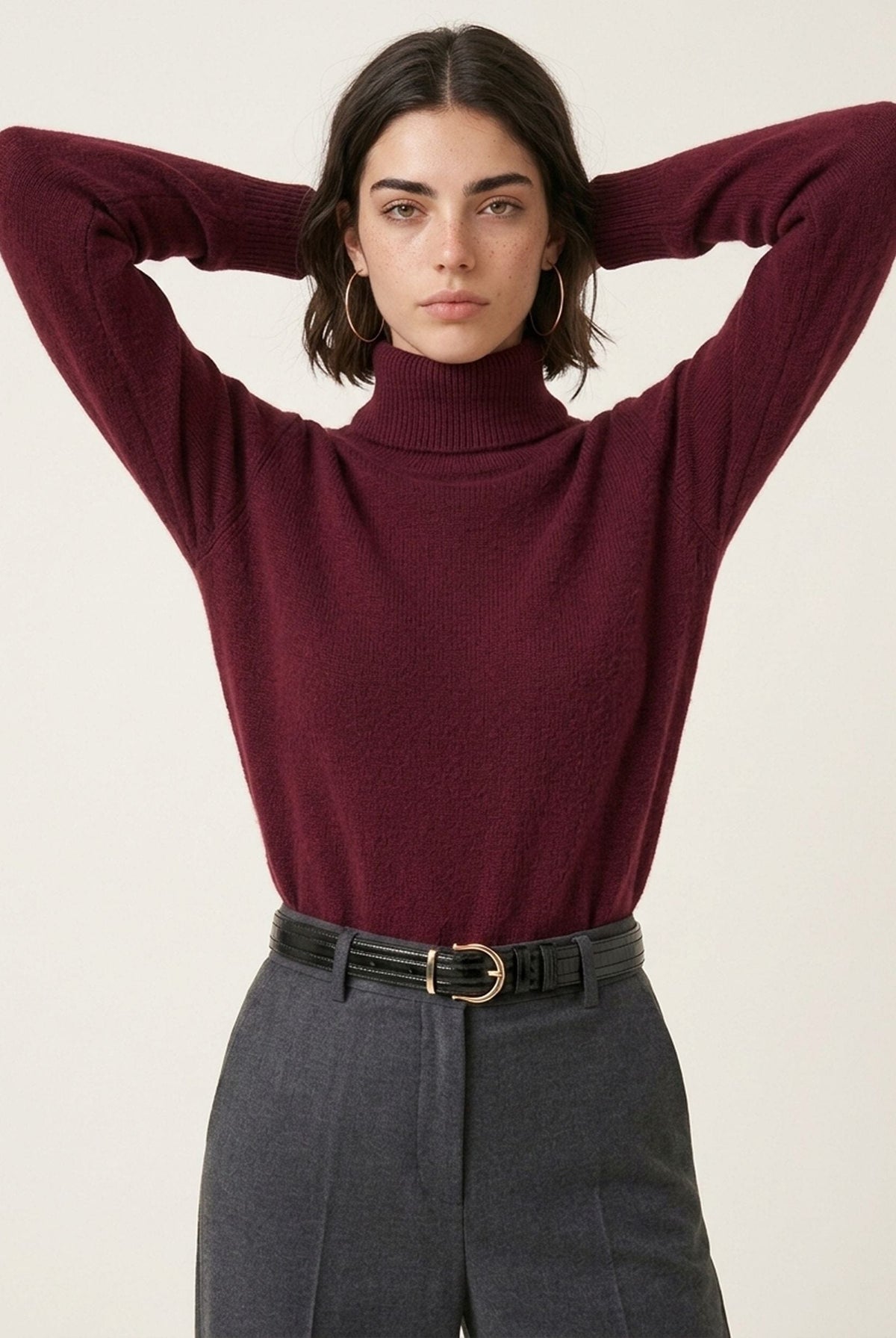 PULL COL ROULE - DANITA - BORDEAUX PULL NEW KOOKAI Mode Kookai