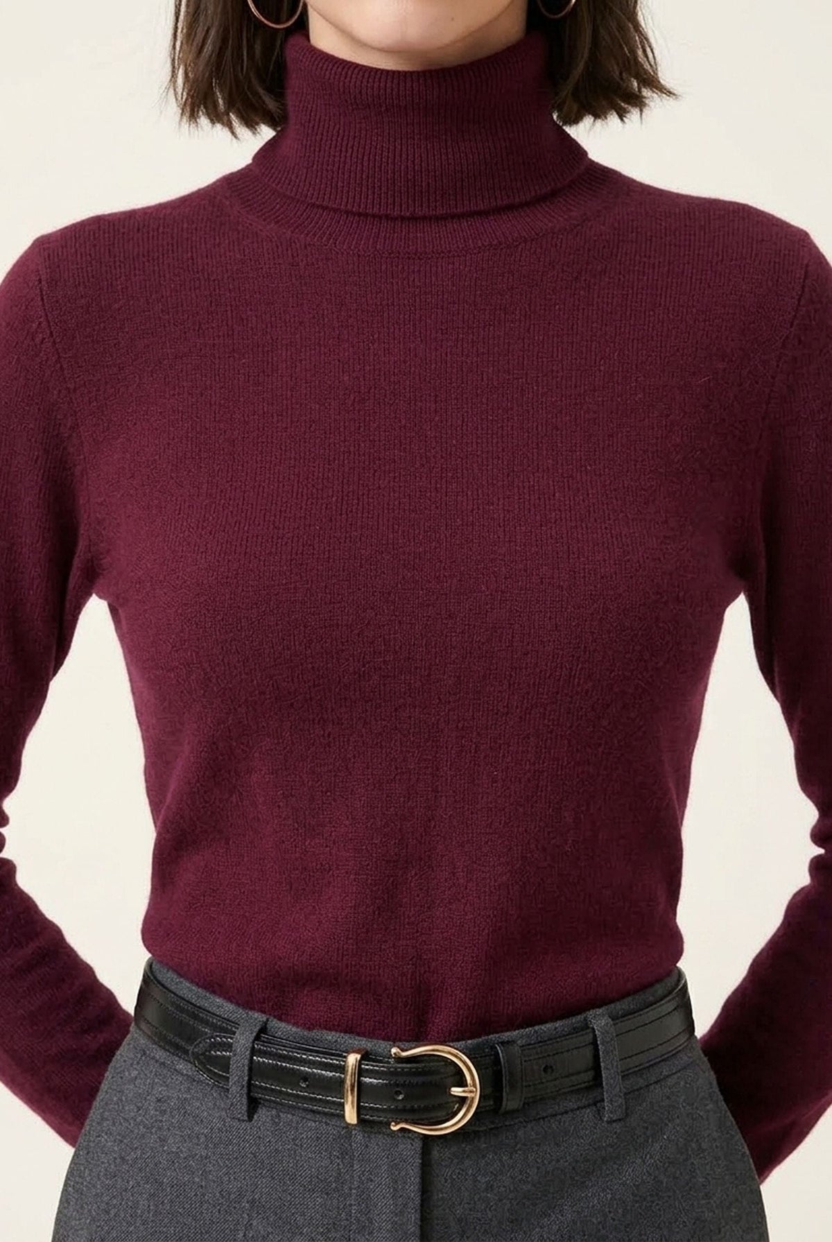 PULL COL ROULE - DANITA - BORDEAUX PULL NEW KOOKAI Mode Kookai
