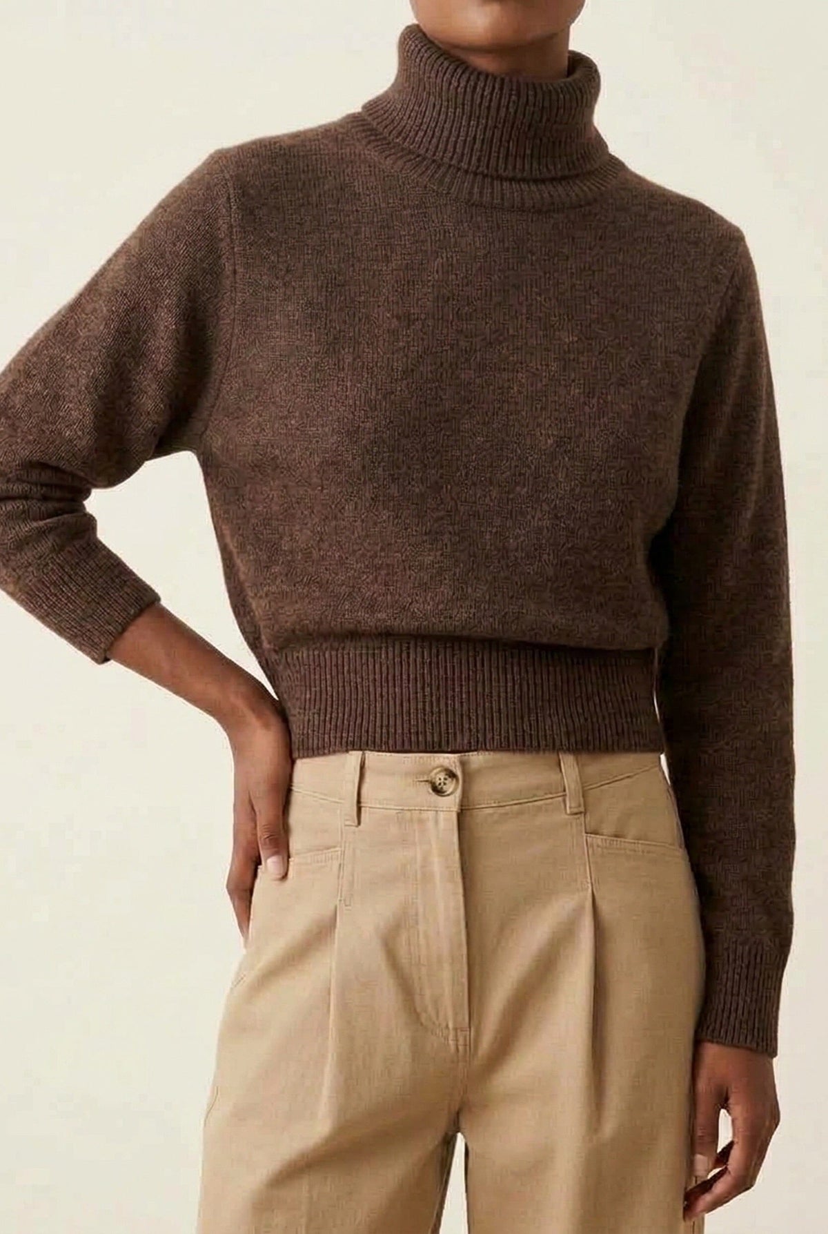 PULL COL ROULE - DANITA - CHOCOLAT PULL NEW KOOKAI Mode Kookai