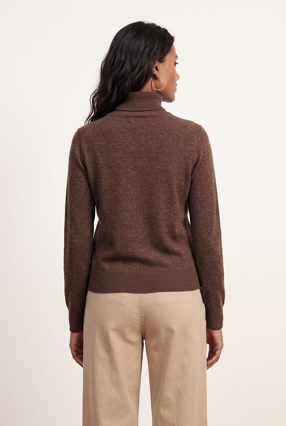 PULL COL ROULE - DANITA - CHOCOLAT PULL NEW KOOKAI Mode Kookai