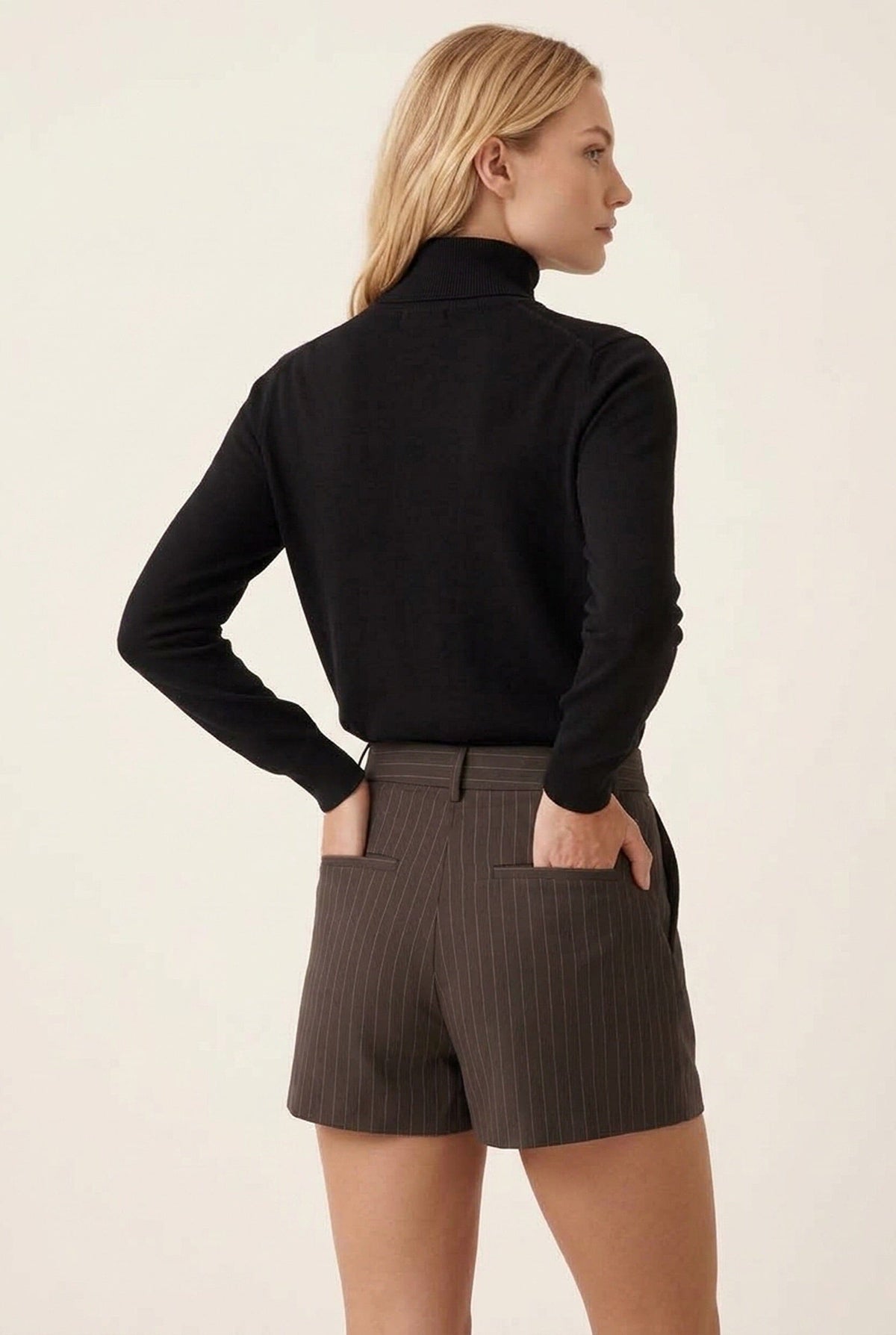 PULL COL ROULE - DANITA - NOIR PULL NEW KOOKAI Mode Kookai
