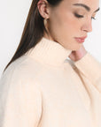 PULL COL ROULÉ JOANA BEIGE CHINÉ PULL KOOKAI Mode Kookai