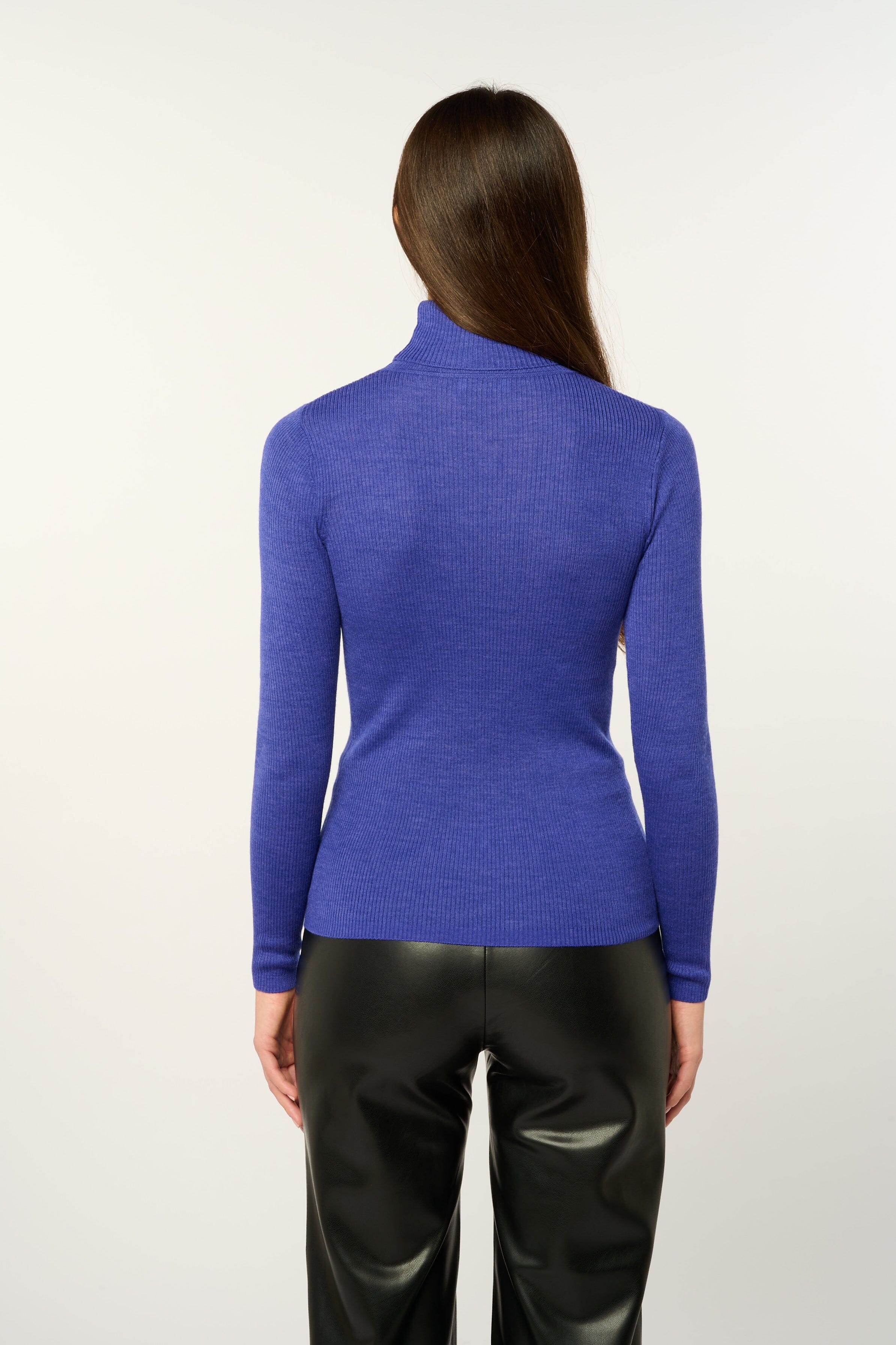 Pull col roulé Olympe violet kookai Mode Kookai