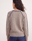 PULL COL ROULOTTE - DARI - BEIGE/MARINE PULL NEW KOOKAI Mode Kookai