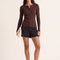 PULL COL TUNISIEN - D-BAYRON - BRUN PULL NEW KOOKAI Mode Kookai