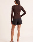 PULL COL TUNISIEN - D-BAYRON - BRUN PULL NEW KOOKAI Mode Kookai