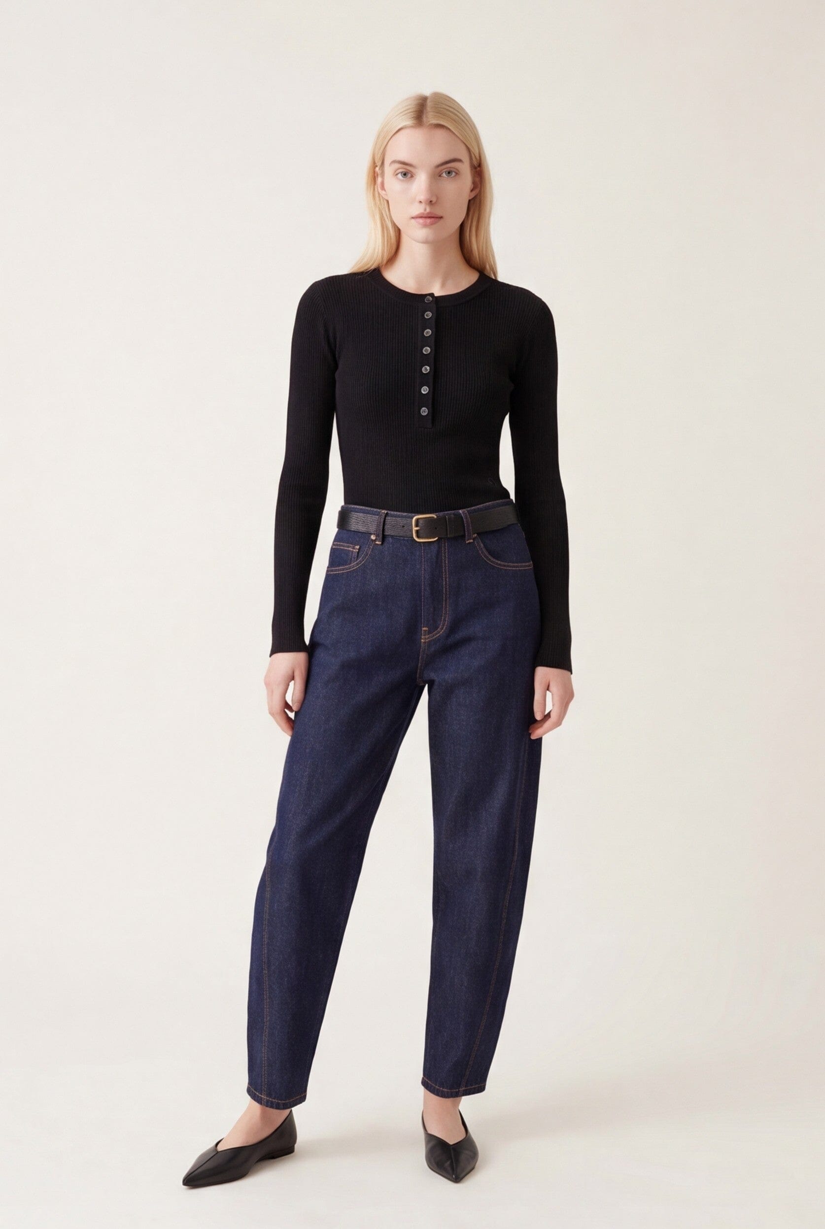 PULL COL TUNISIEN - D-BAYRON - NOIR PULL NEW KOOKAI Mode Kookai