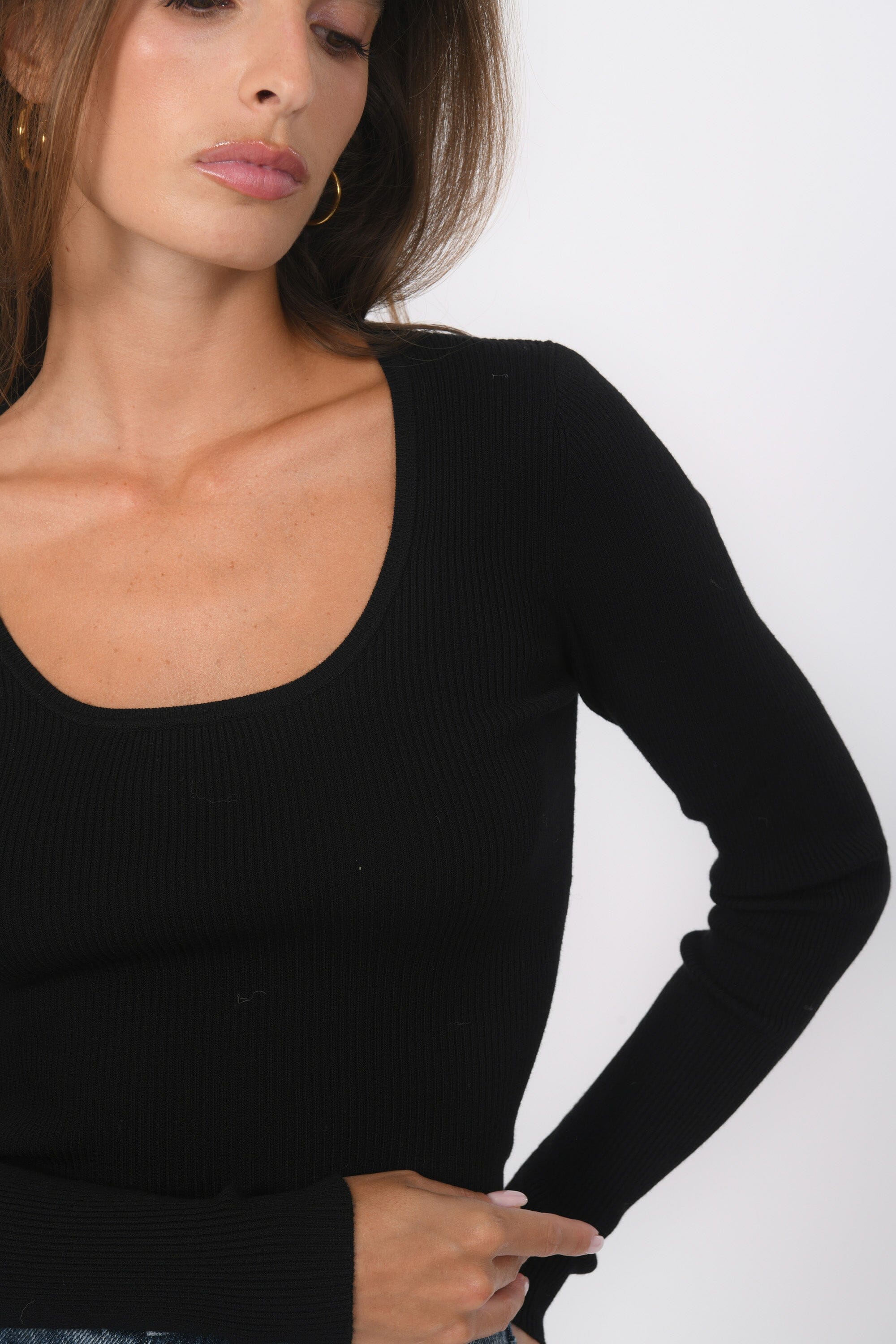 PULL COL U - BAYRON - NOIR PULL NEW KOOKAI Mode Kookai