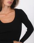 PULL COL U - BAYRON - NOIR PULL NEW KOOKAI Mode Kookai