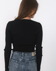 PULL COL U - BAYRON - NOIR PULL NEW KOOKAI Mode Kookai