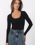 PULL COL U - BAYRON - NOIR PULL NEW KOOKAI Mode Kookai