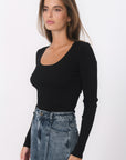 PULL COL U - BAYRON - NOIR PULL NEW KOOKAI Mode Kookai