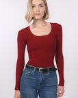PULL COL U - BAYRON - RHUBARBE PULL NEW KOOKAI Mode Kookai