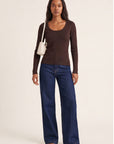 PULL COL U - D-BAYRON - BRUN PULL NEW KOOKAI Mode Kookai