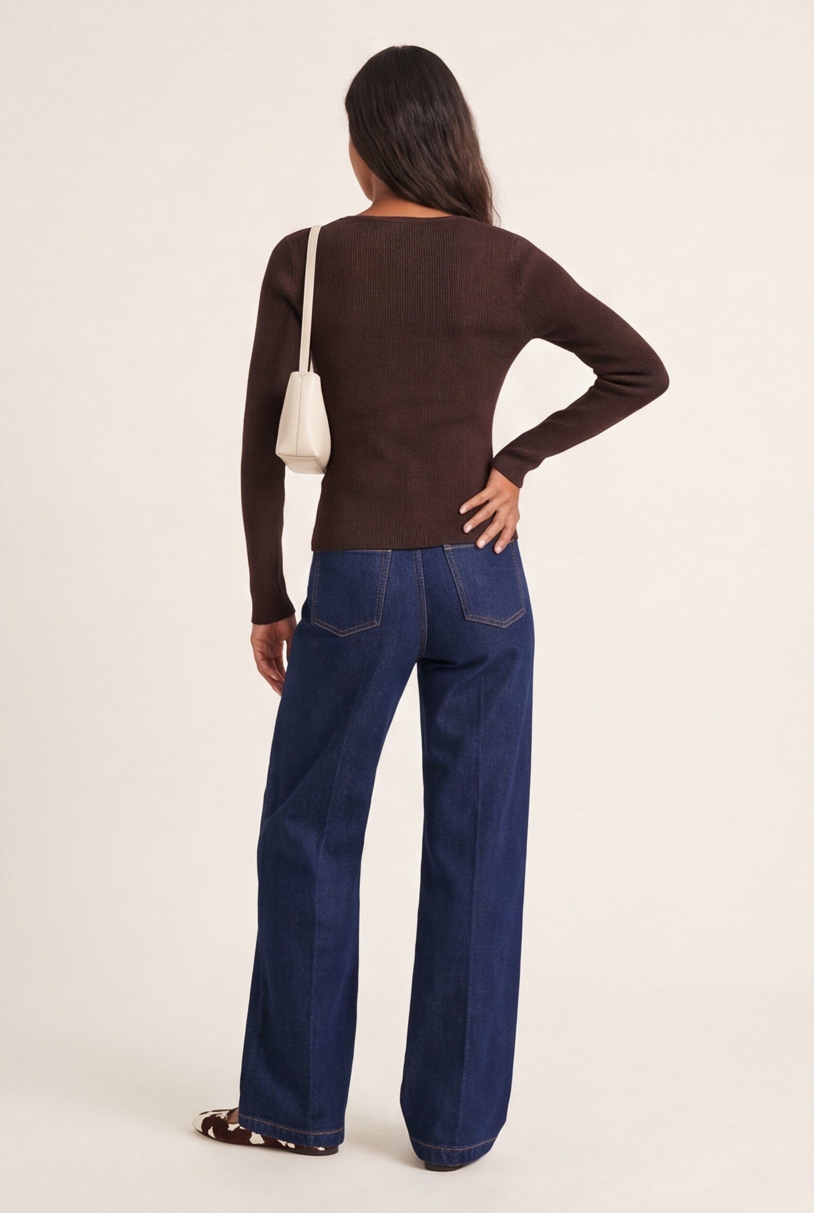 PULL COL U - D-BAYRON - BRUN PULL NEW KOOKAI Mode Kookai