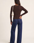PULL COL U - D-BAYRON - BRUN PULL NEW KOOKAI Mode Kookai