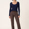 PULL COL U - D-BAYRON - MARINE PULL NEW KOOKAI Mode Kookai