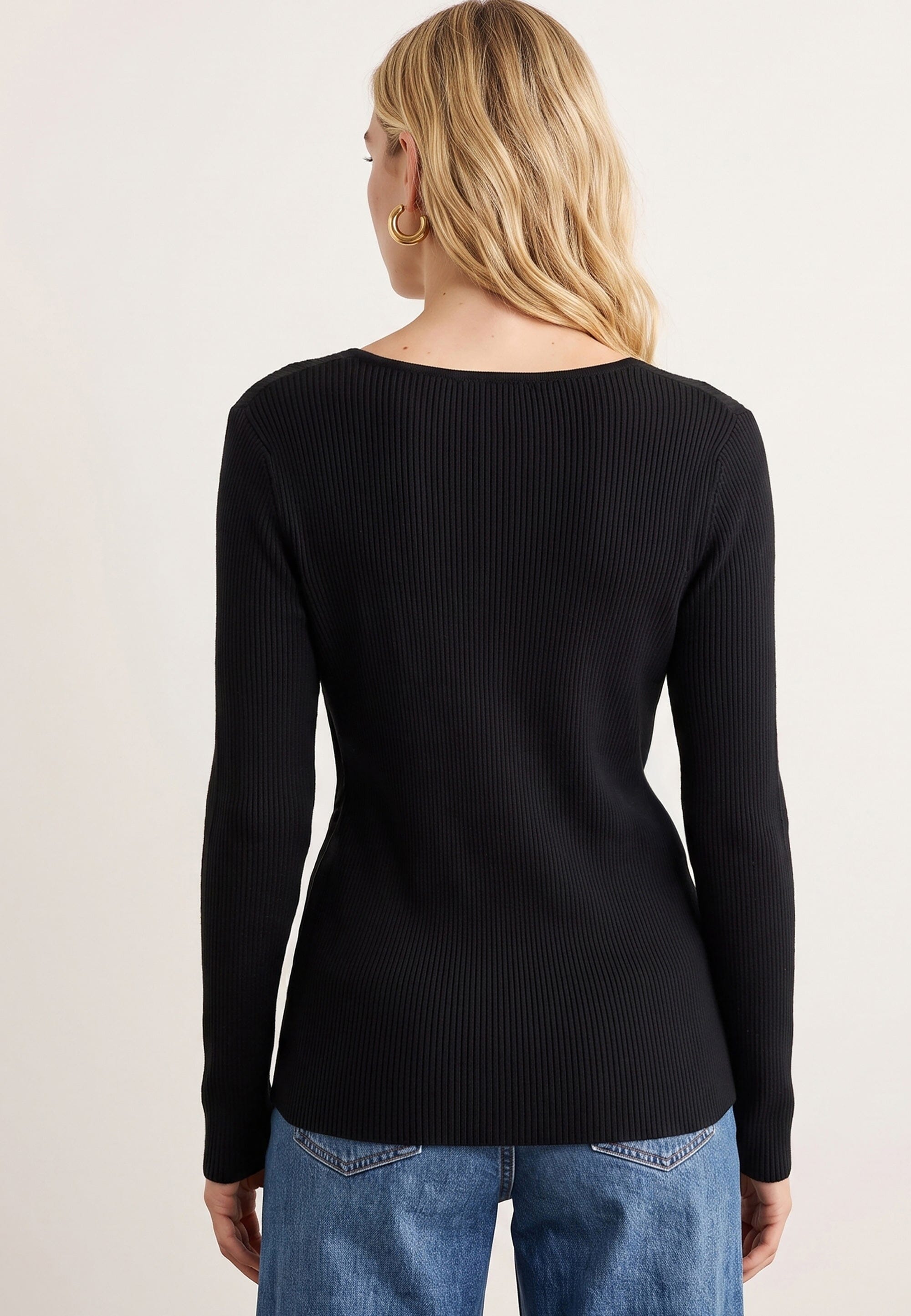 PULL COL U - D-BAYRON - NOIR PULL NEW KOOKAI Mode Kookai