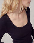 PULL COL U - D-BAYRON - NOIR PULL NEW KOOKAI Mode Kookai