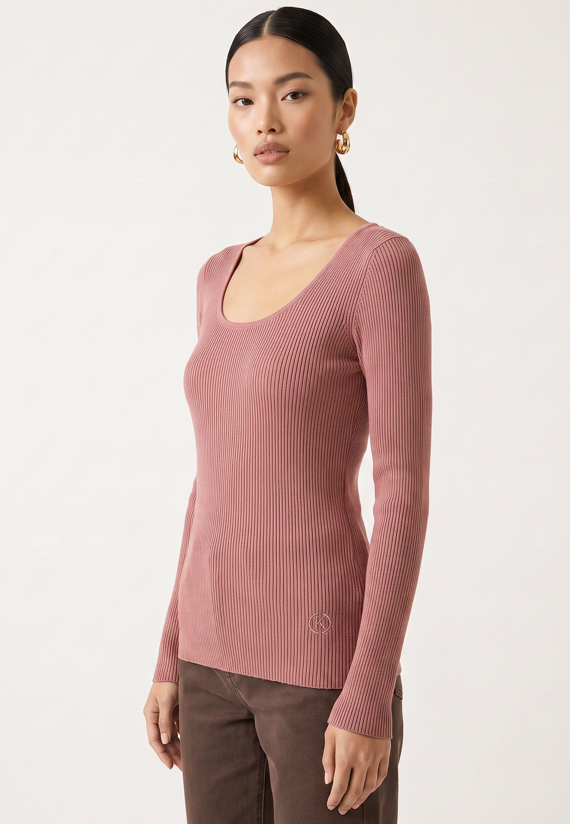 PULL COL U - D-BAYRON - ROSA PULL NEW KOOKAI Mode Kookai