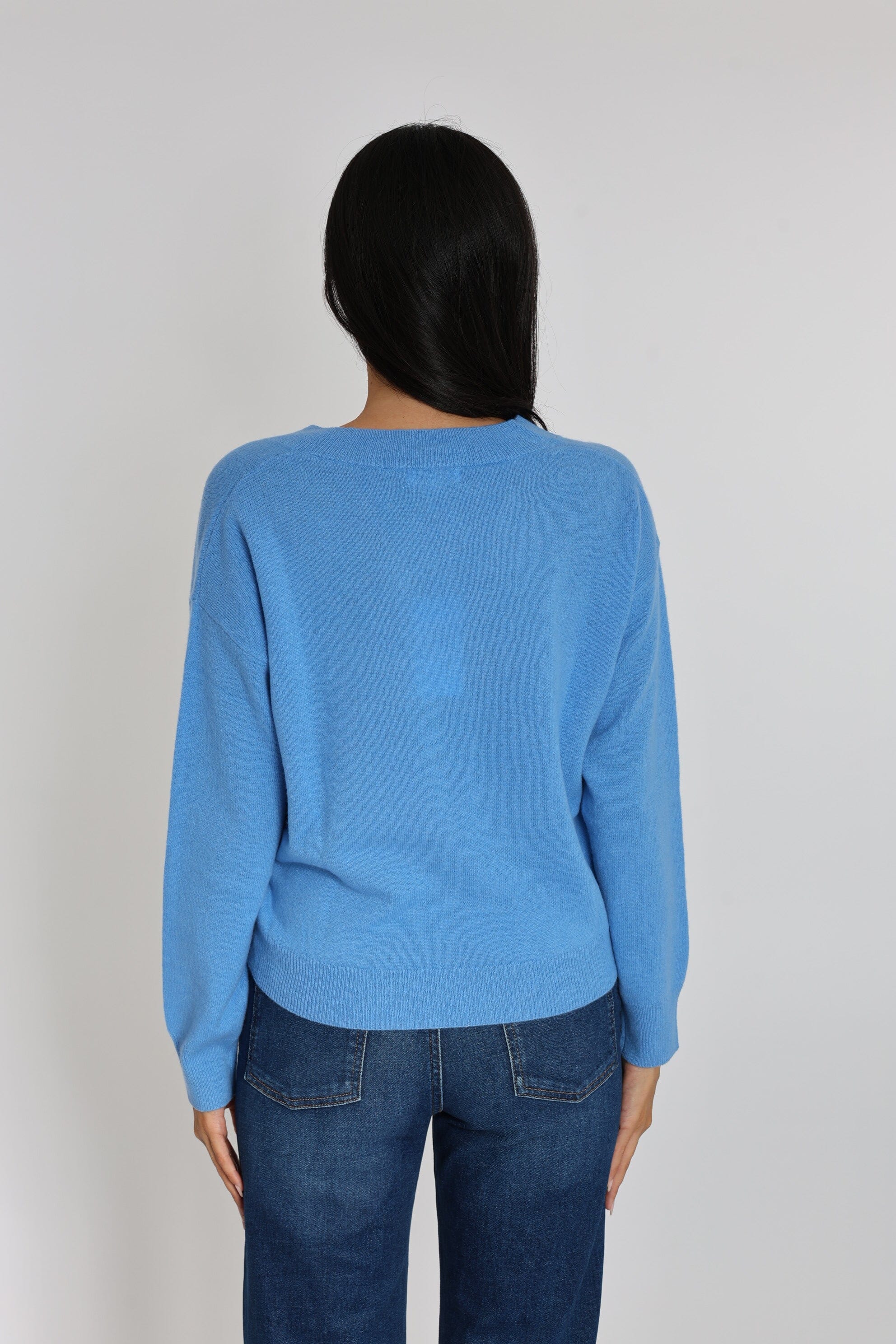 PULL COL V ANITA BLUE PULL KOOKAI Mode Kookai