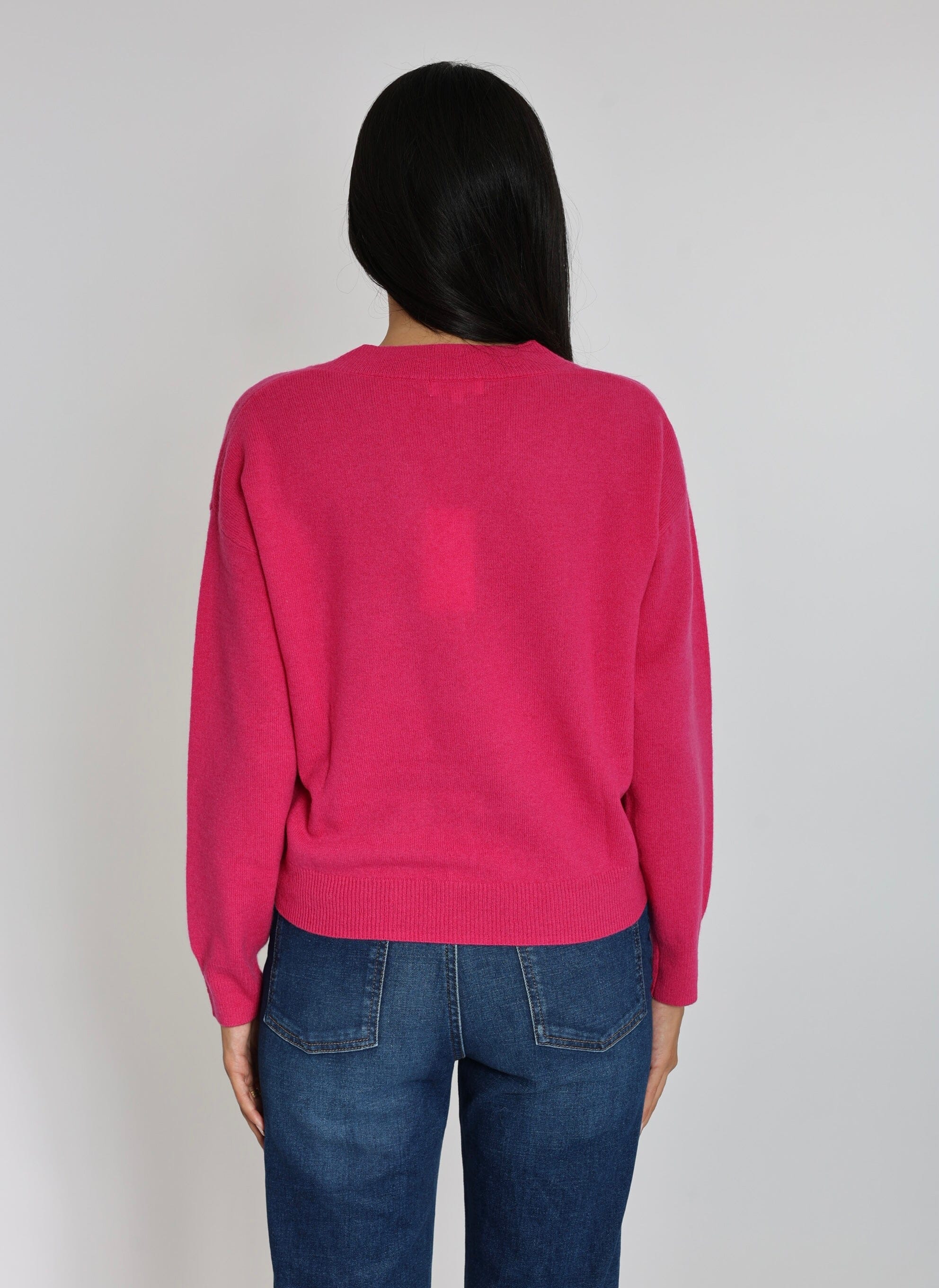 PULL COL V ANITA FUSCHIA PULL KOOKAI Mode Kookai