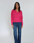 PULL COL V ANITA FUSCHIA PULL KOOKAI Mode Kookai