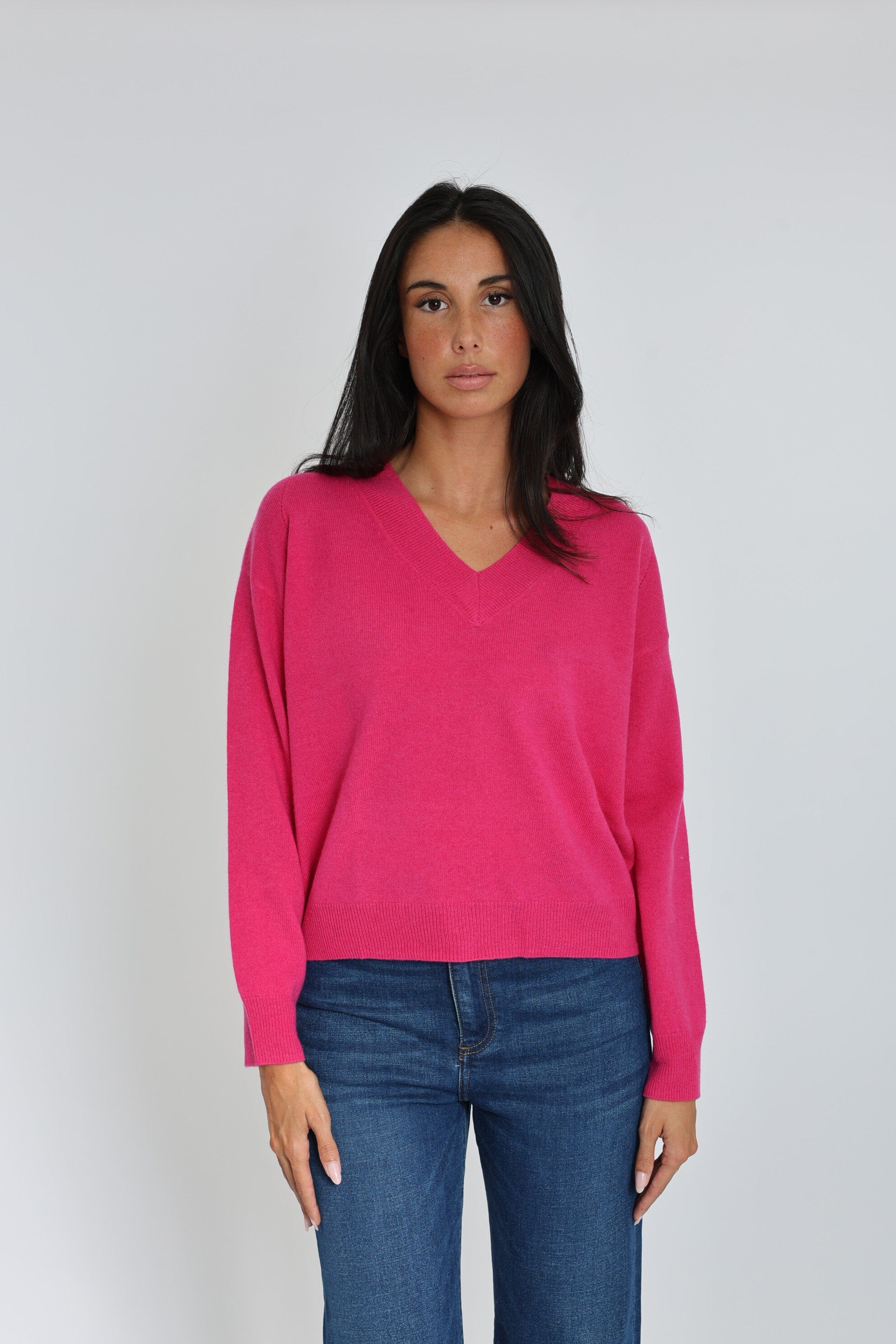 PULL COL V ANITA FUSCHIA PULL KOOKAI Mode Kookai