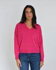PULL COL V ANITA FUSCHIA PULL KOOKAI Mode Kookai