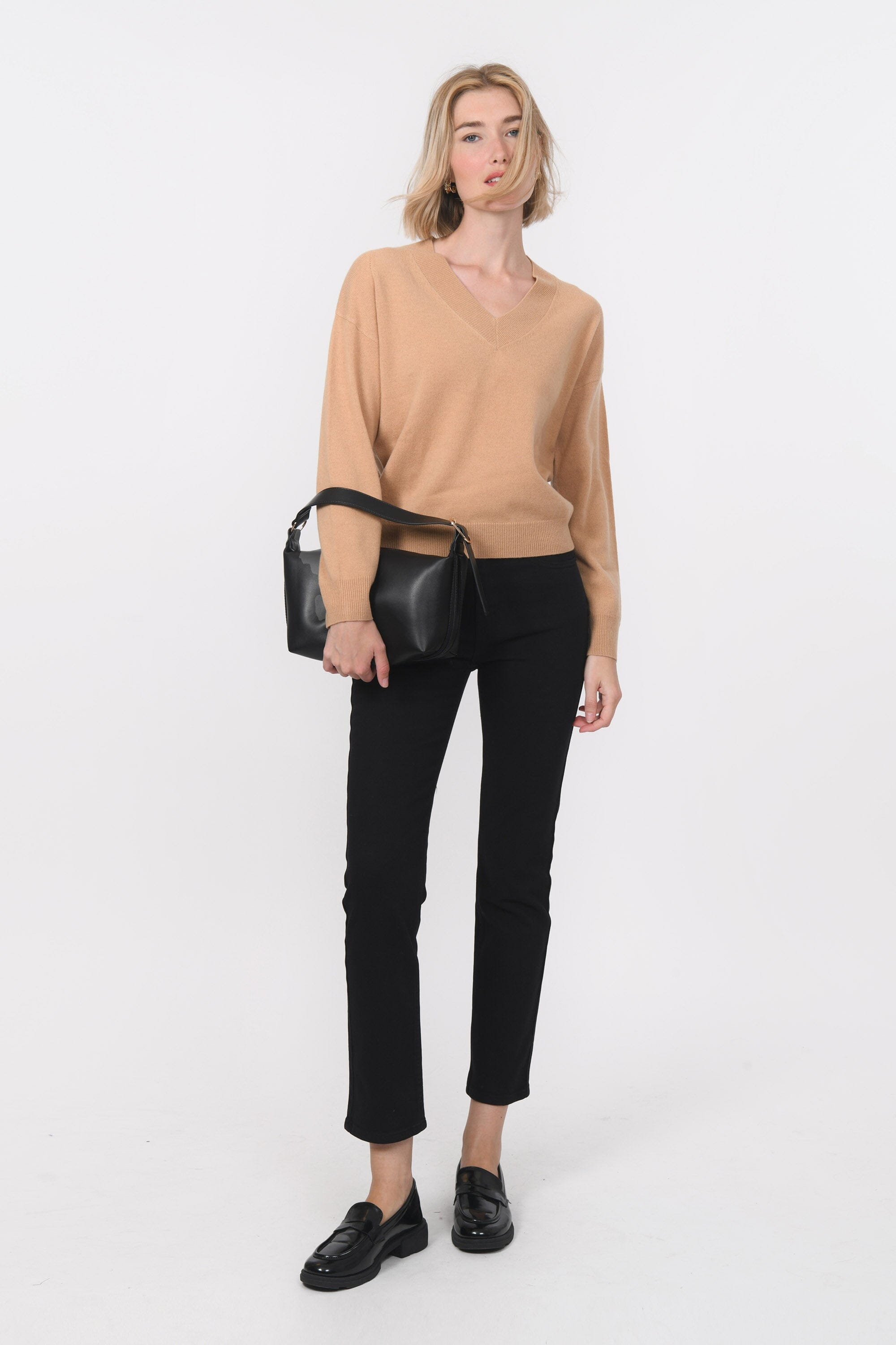 PULL COL V - B-ANITA - CAMEL PULL NEW KOOKAI Mode Kookai