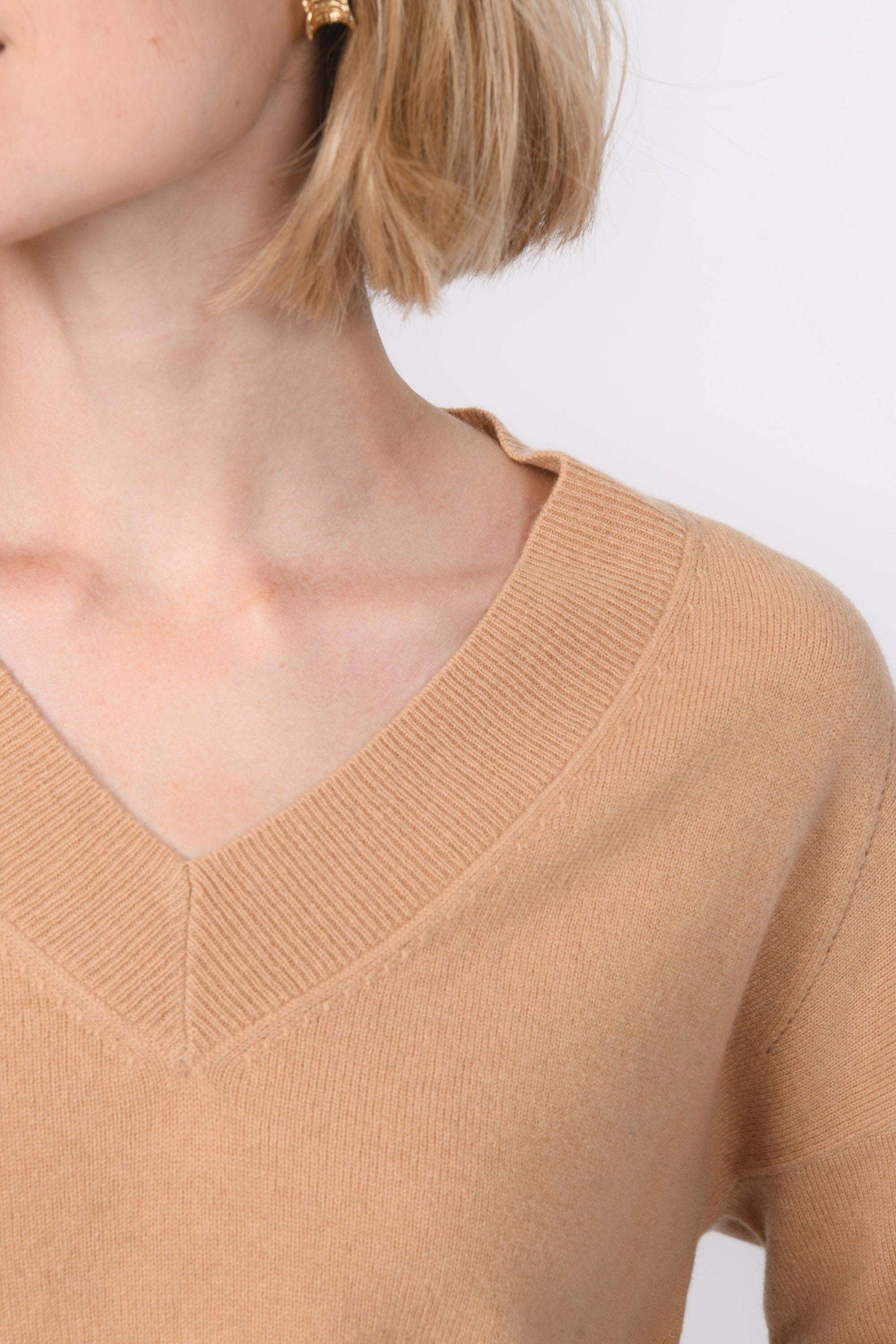 PULL COL V - B-ANITA - CAMEL PULL NEW KOOKAI Mode Kookai