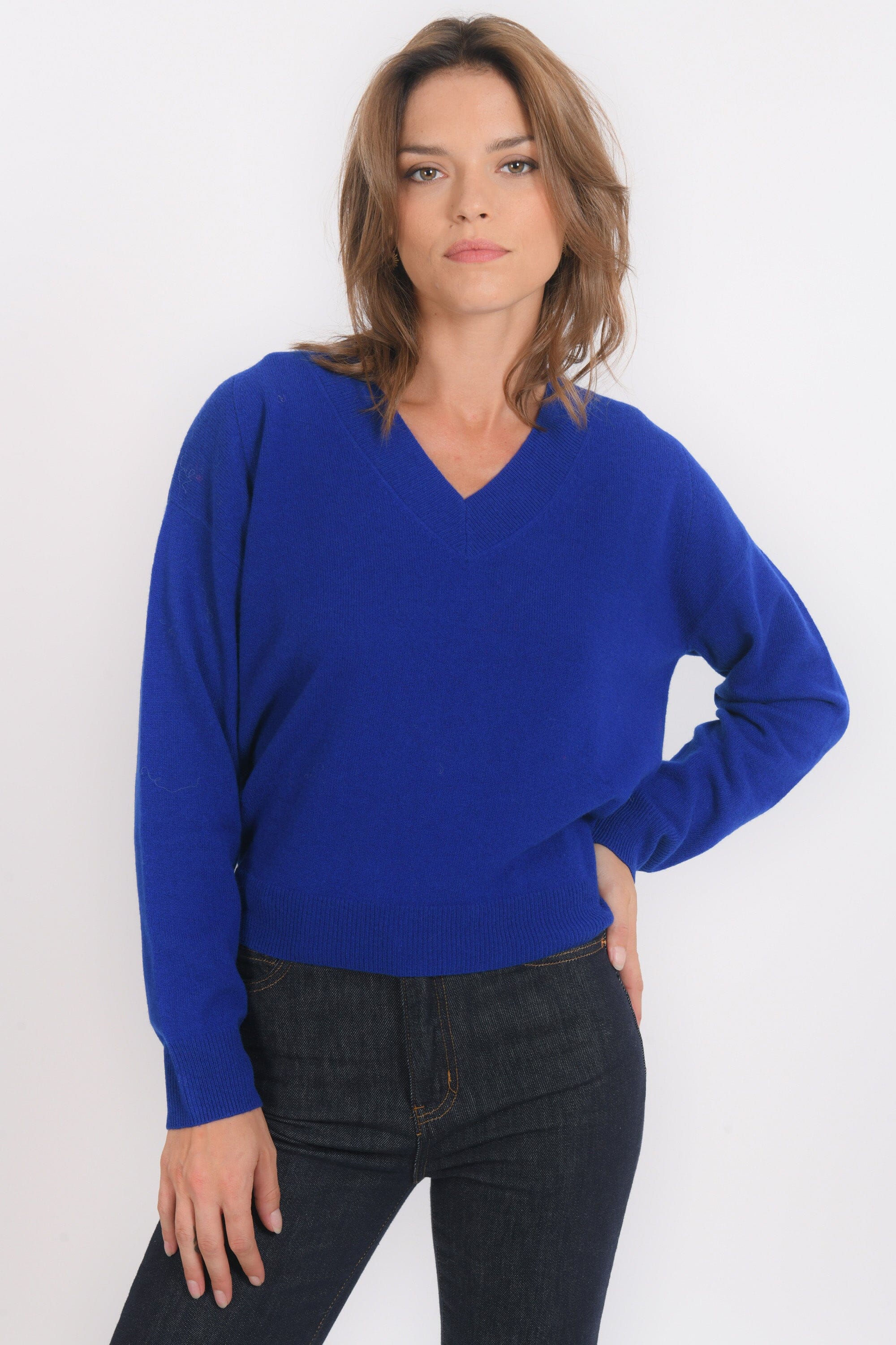 PULL COL V - B-ANITA - COBALT PULL NEW KOOKAI Mode Kookai