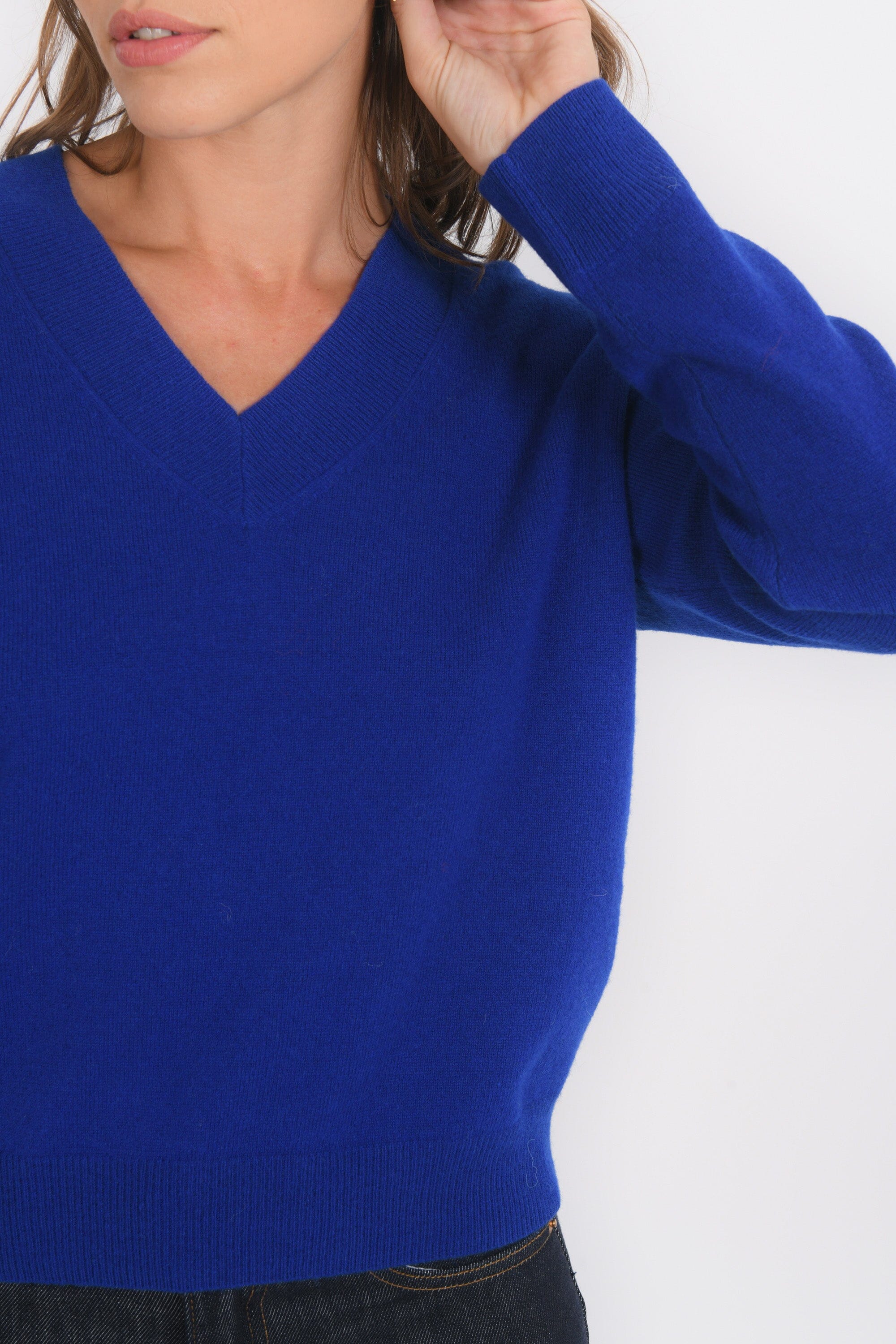 PULL COL V - B-ANITA - COBALT PULL NEW KOOKAI Mode Kookai