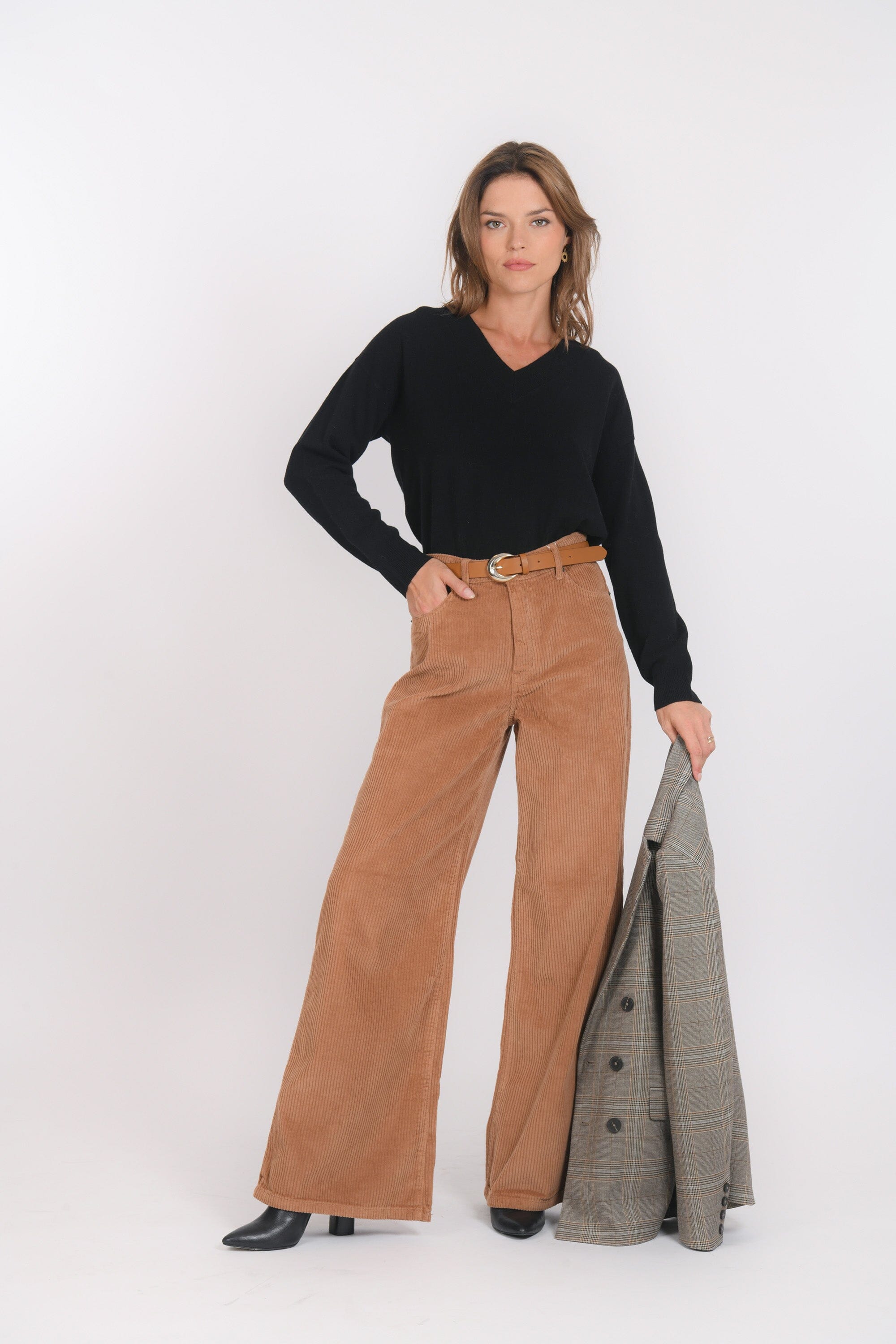 PULL COL V - B-ANITA - NOIR PULL NEW KOOKAI Mode Kookai