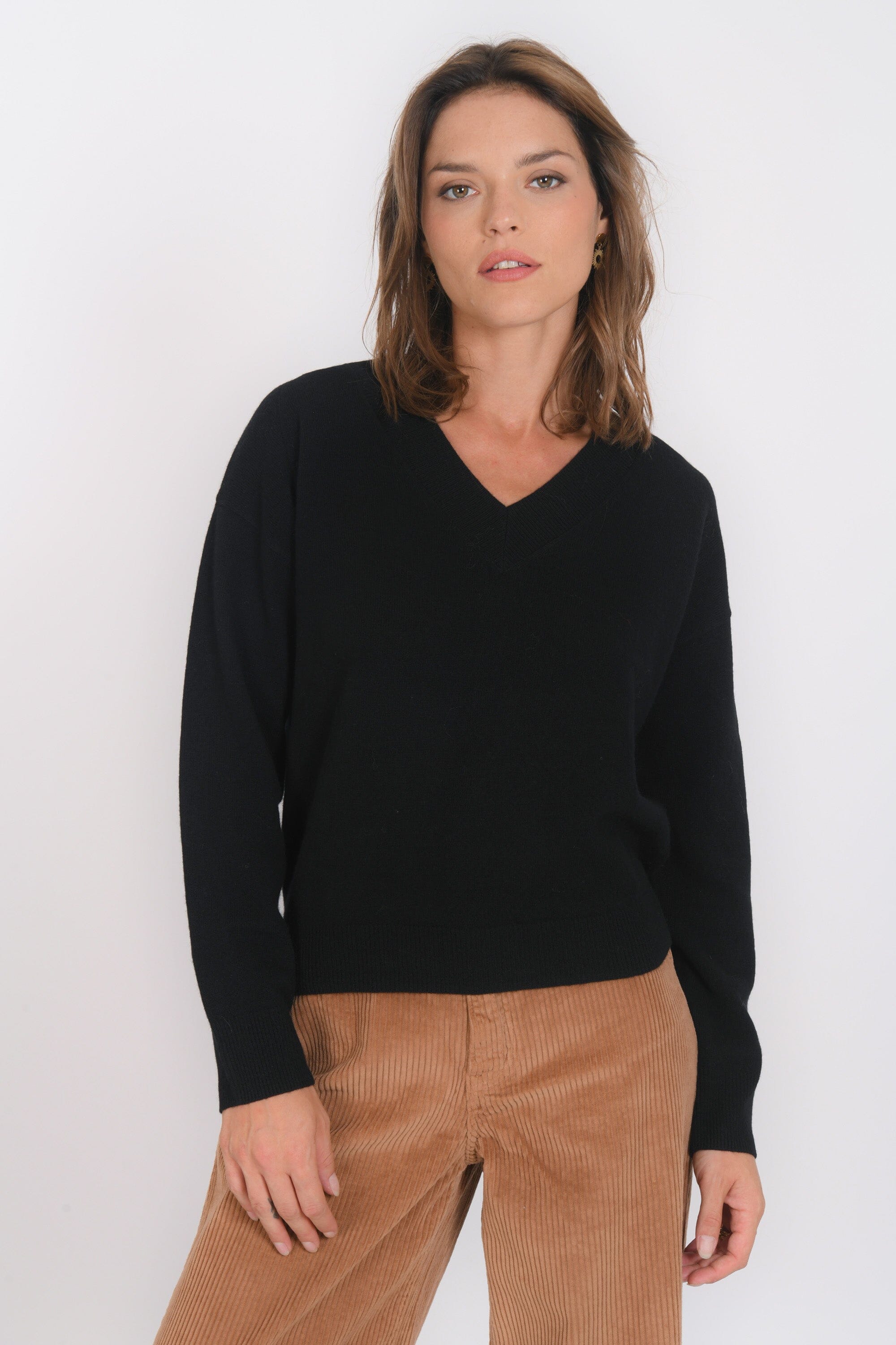 PULL COL V - B-ANITA - NOIR PULL NEW KOOKAI Mode Kookai