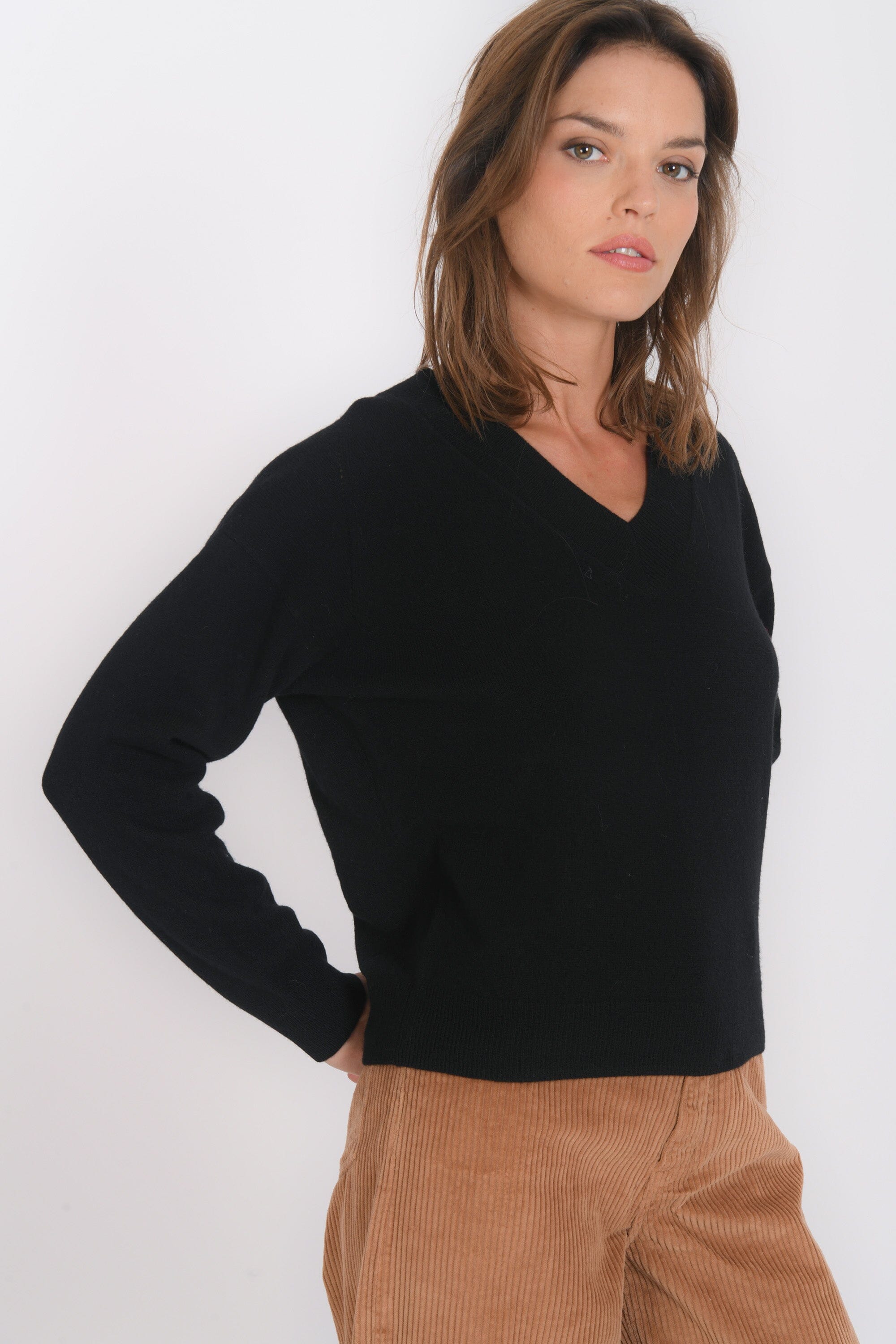 PULL COL V - B-ANITA - NOIR PULL NEW KOOKAI Mode Kookai
