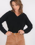 PULL COL V - B-ANITA - NOIR PULL NEW KOOKAI Mode Kookai