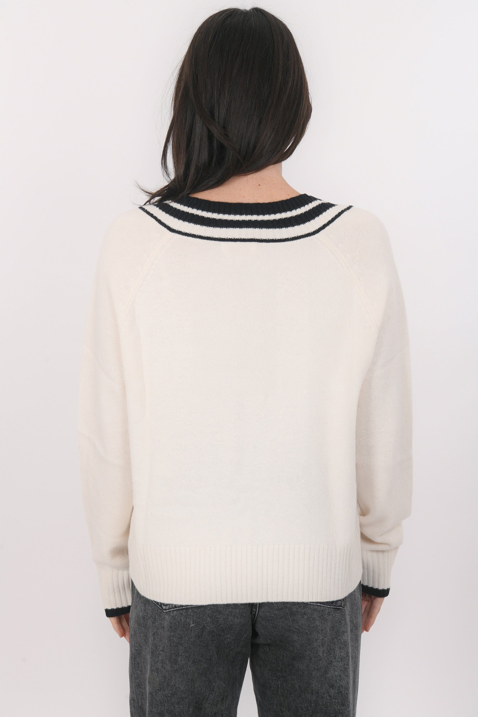 PULL COL V - BART - ECRU PULL NEW KOOKAI Mode Kookai