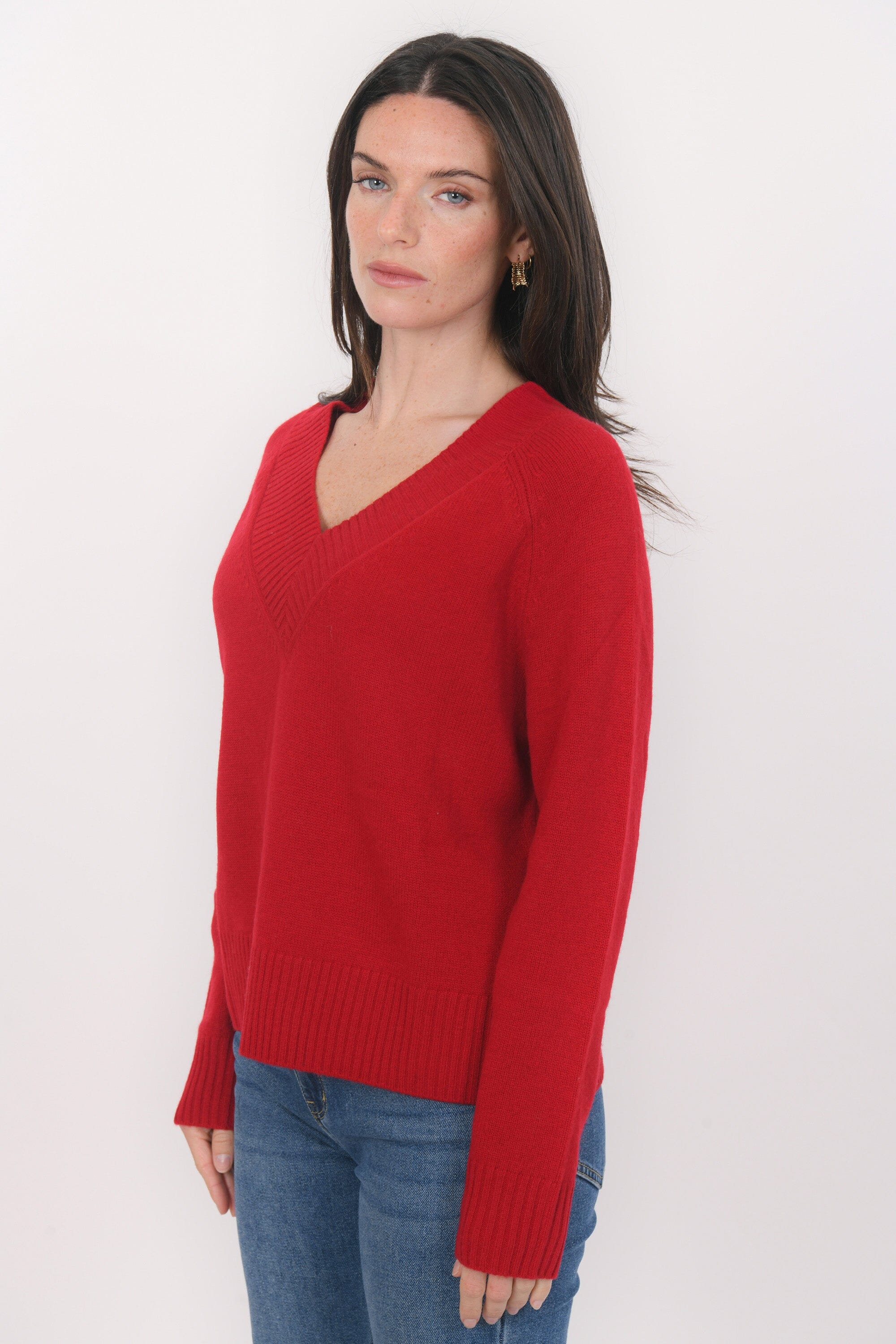 PULL COL V - BART - ROUGE PULL NEW KOOKAI Mode Kookai