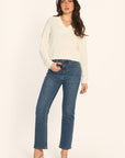 PULL COL V - BLANC - ARVID PULL KOOKAI Mode Kookai