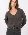PULL COL V - BRUNO - BROWN PULL NEW KOOKAI Mode Kookai