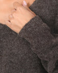 PULL COL V - BRUNO - BROWN PULL NEW KOOKAI Mode Kookai