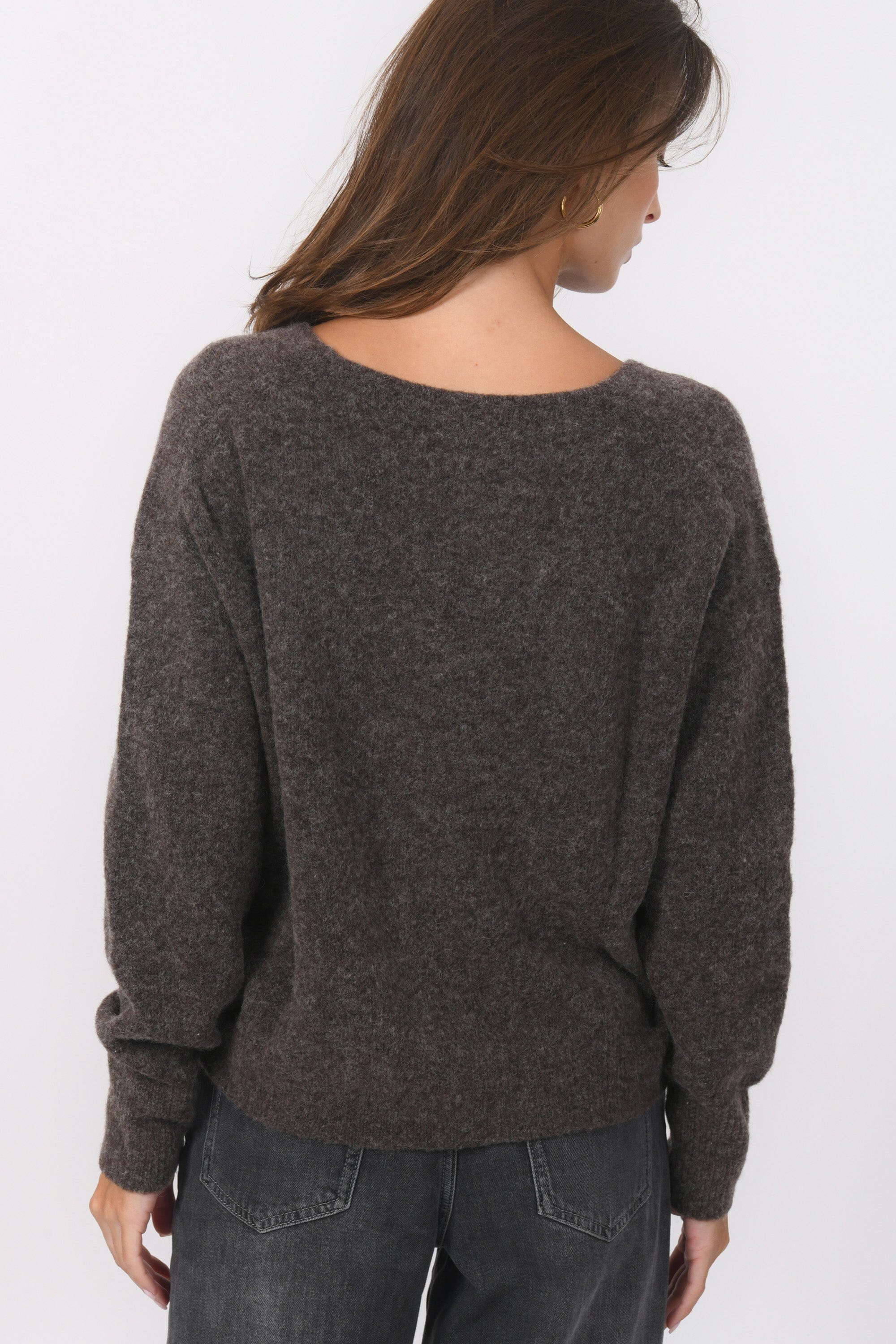 PULL COL V - BRUNO - BROWN PULL NEW KOOKAI Mode Kookai