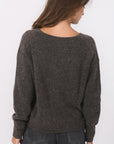 PULL COL V - BRUNO - BROWN PULL NEW KOOKAI Mode Kookai